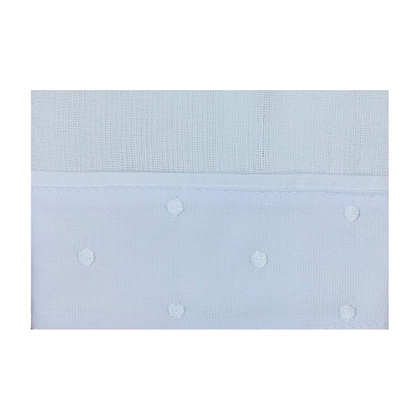 Toalha/Fralda de Poá Branco - Babytunes Couture