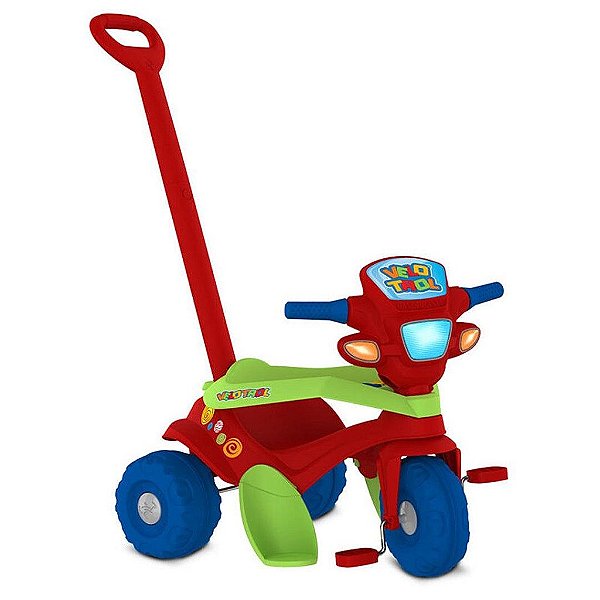 Triciclo Infantil Bandeirante Velotrol Vermelho