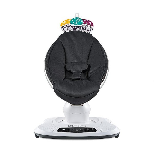 Cadeira De Balanço Mamaroo 4MOMS Para Bebês 4.0 Preta Clássica