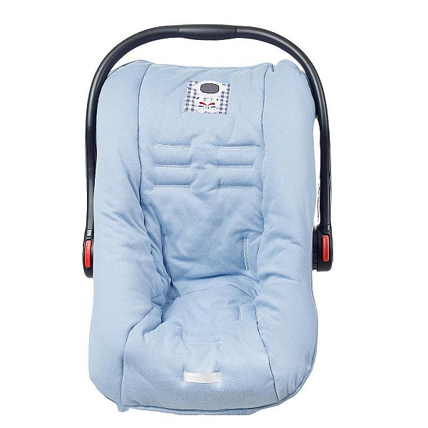 Capa Protetora Para Bebê Conforto D'Bella For Baby Azul Jeans - Astronauta