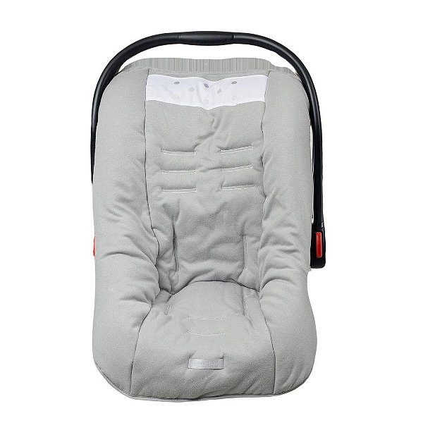 Capa Protetora Para Bebê Conforto D'Bella For Baby Cinza - Poá