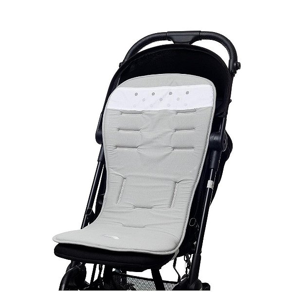 Capa Protetora Para Carrinho D'Bella For Baby Slim Cinza - Poá