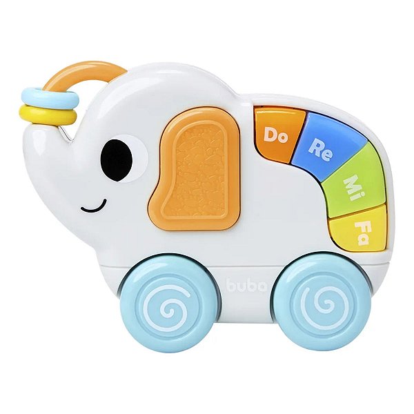 Brinquedo Elefantinho Musical Buba com Luz e Som