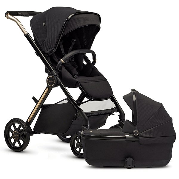 Carrinho De Bebê + Moisés Silver Cross Reef 2 Espresso Europeu - BR