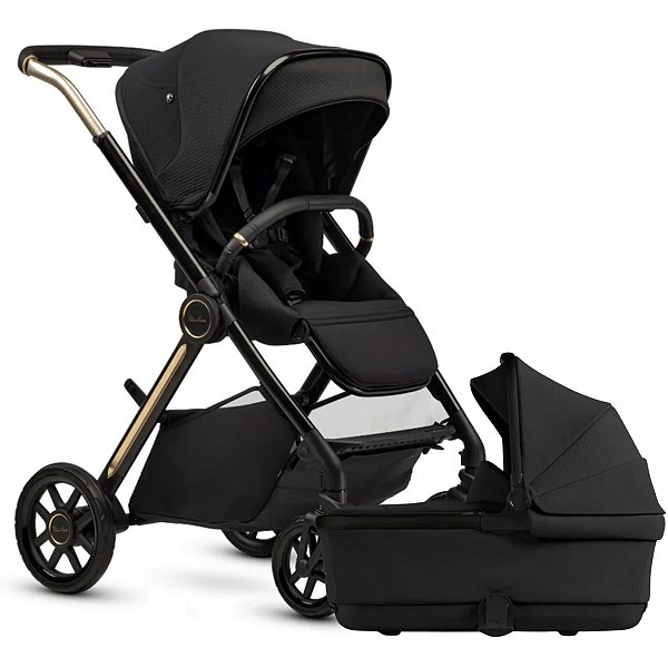 Carrinho De Bebê + Moisés Silver Cross Reef 2 Espresso Europeu - BR