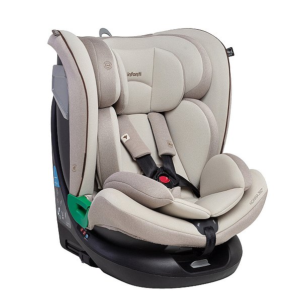 Cadeirinha De Bebê Para Carro Infanti Nonna 360° Bege Crepe