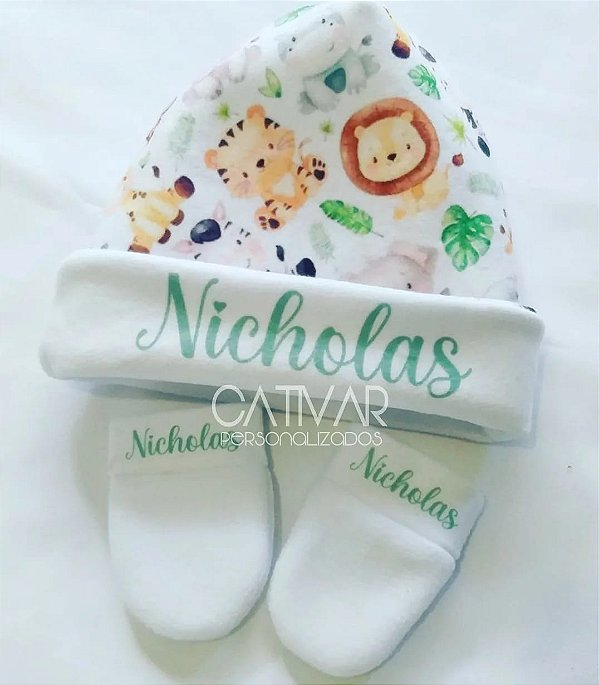 Touca e luvinha Safari