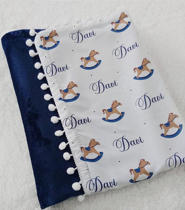 Manta personalizada Cavalinho