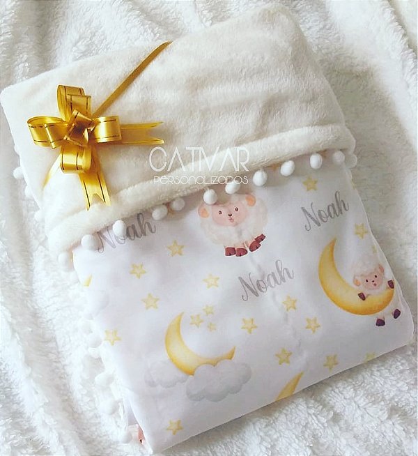 Manta personalizada Ovelhinha