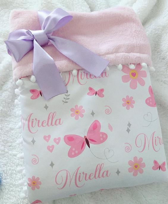 Manta personalizada Borboletas