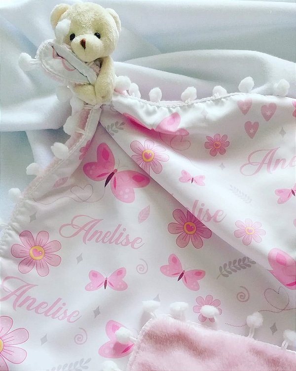 Naninha personalizada Borboletas