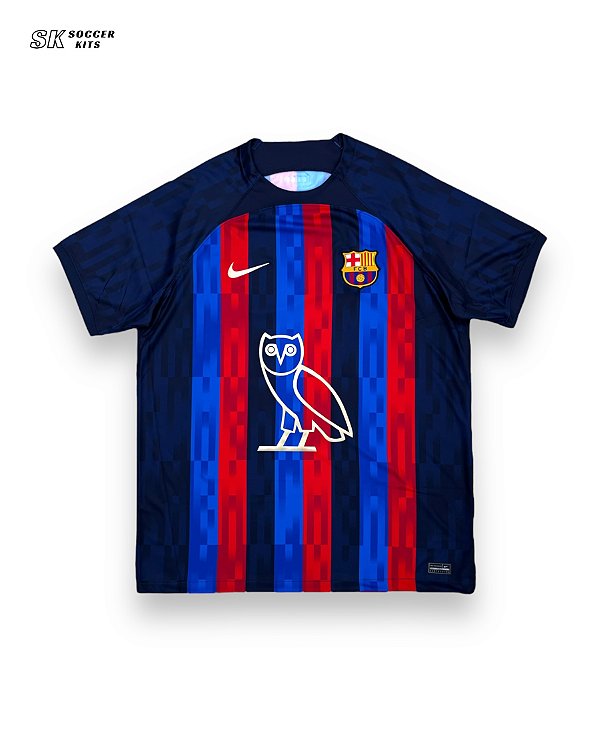 Camisa Barcelona x Ovo Sound (Drake) 2022/23 Home