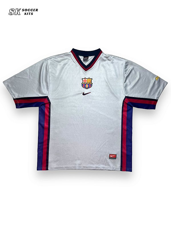 Camisa Barcelona 1998/00 Away - Rivaldo