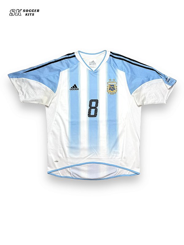 Camisa Argentina 2004/05 Home - Riquelme
