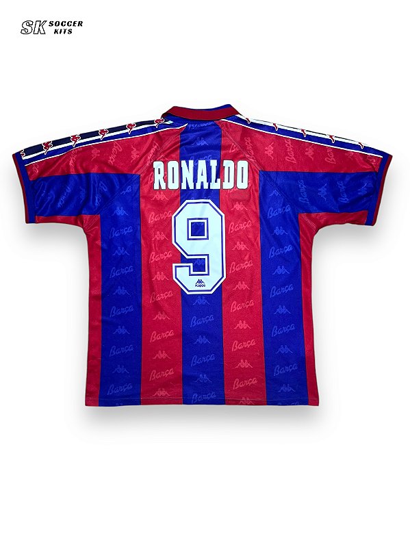 Camisa Barcelona 1996/97 Home - Ronaldo