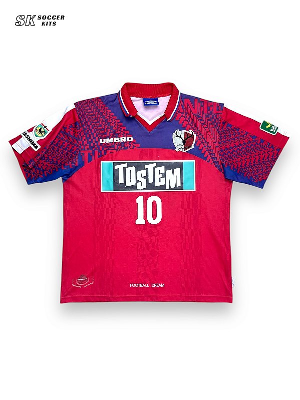 Camisa de jogo Kashima Antlers 1997 Home #10