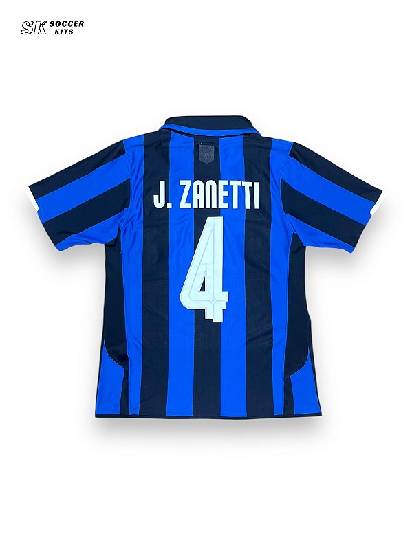 Camisa Inter de Milão 2008 Home - Zanetti | Mandarim