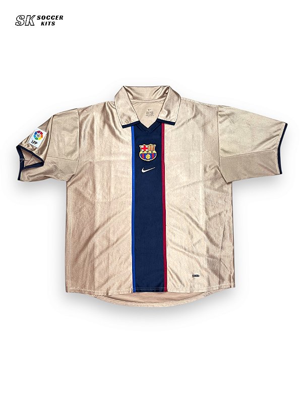 Camisa Barcelona 2001/02 Away - Rivaldo