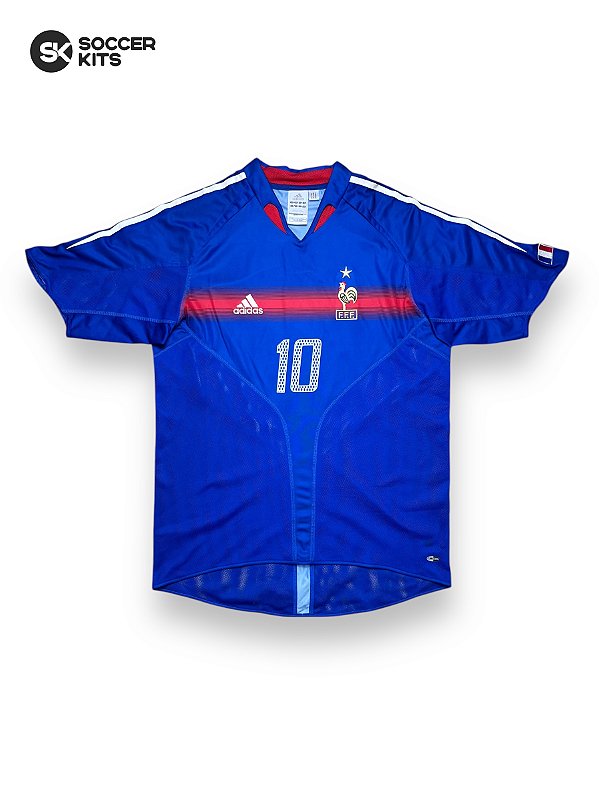 Camisa França 2004/06 Home - Zidane