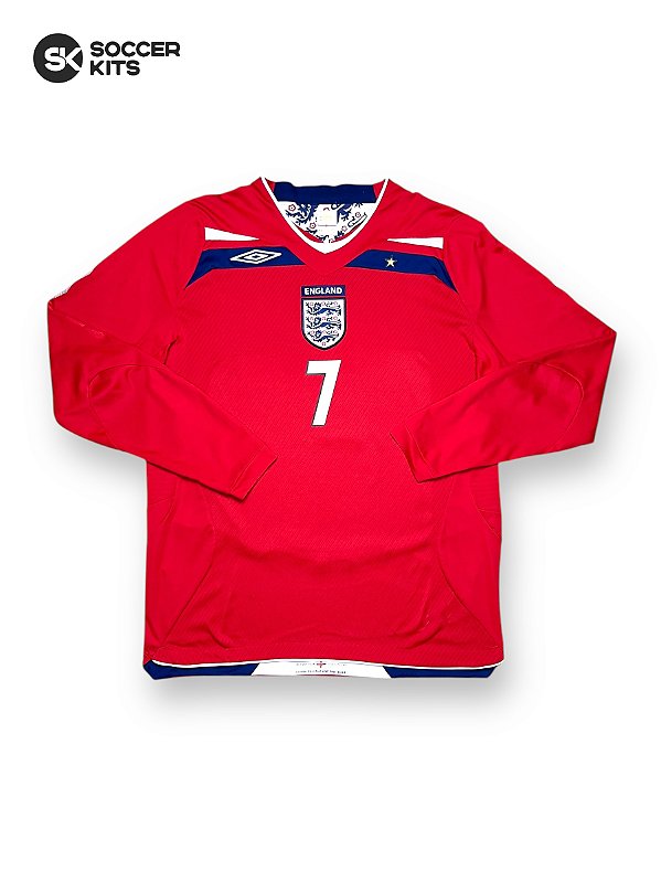 Camisa Inglaterra 2008/09 Away - Beckham