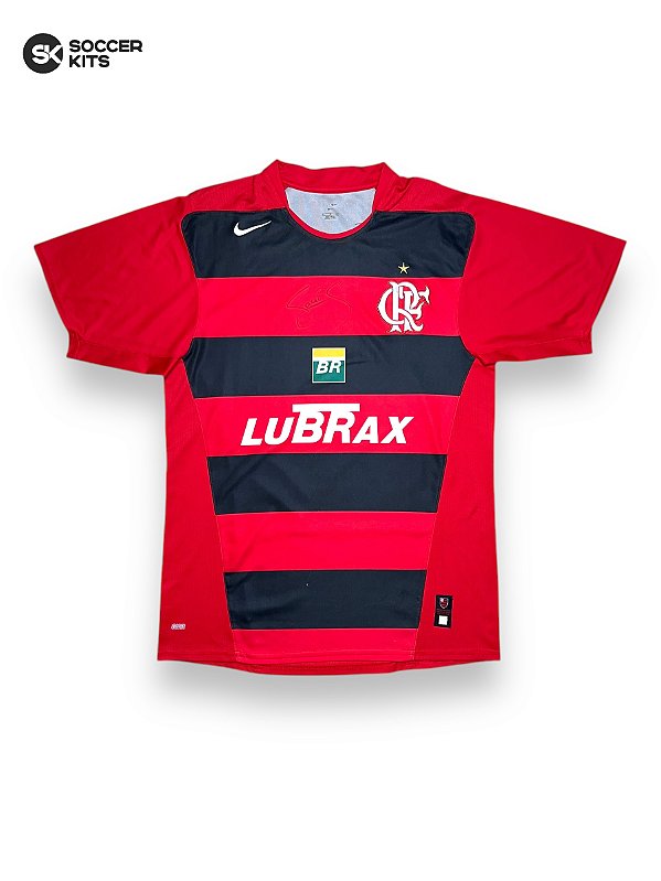 Camisa Flamengo 2004/05 Home #10 - Autografada pelo Sávio