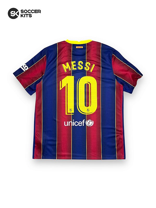 Camisa Barcelona 2020/21 Home - Messi