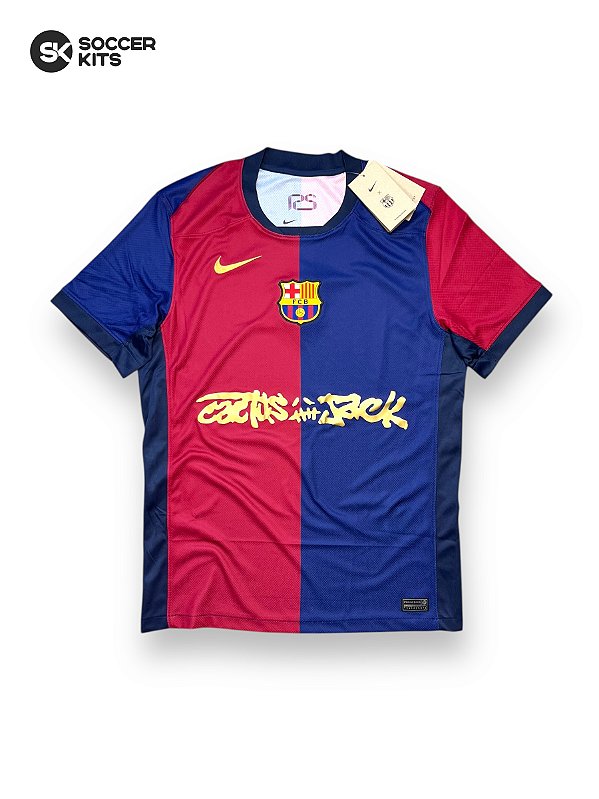 Camisa Barcelona x Cactus Jack 2024/25 Home DS