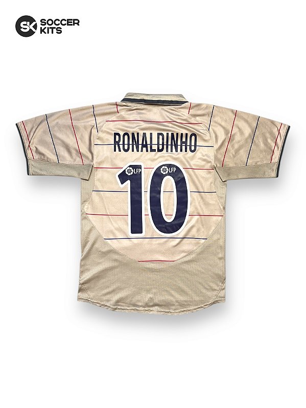 Camisa Barcelona 2003/04 Away - Ronaldinho