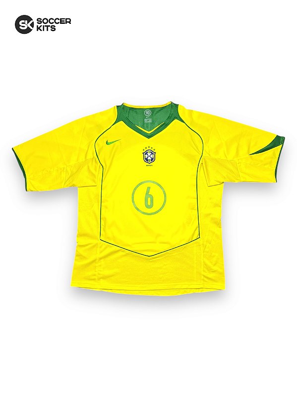 Camisa Brasil 2004/05 Home - Roberto Carlos