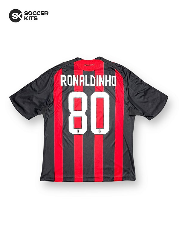 Camisa Milan 2008/09 Home - Ronaldinho