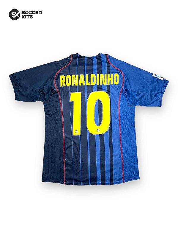 Camisa Barcelona 2005/06 Third - Ronaldinho