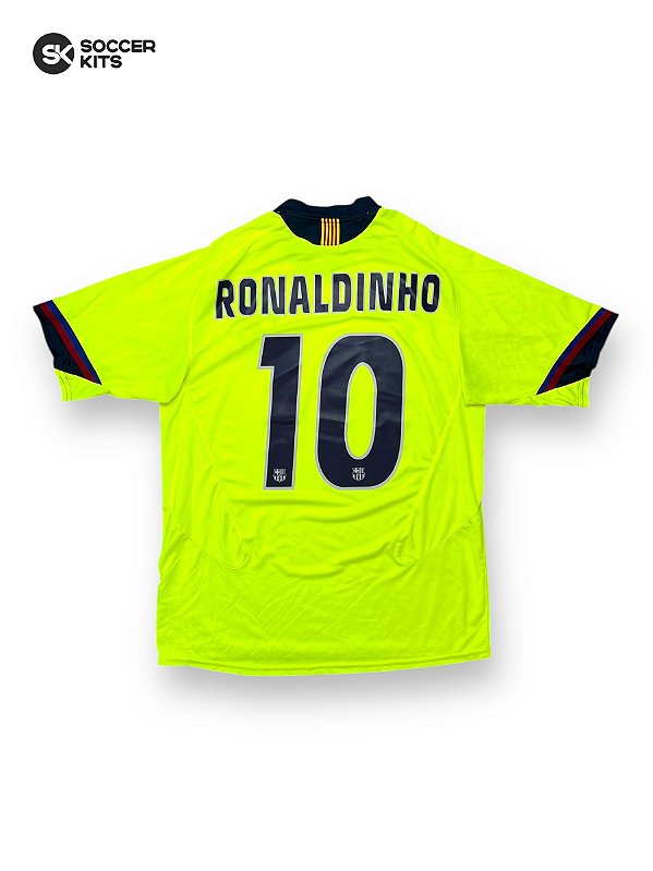 Camisa Barcelona 2005/06 Away - Ronaldinho
