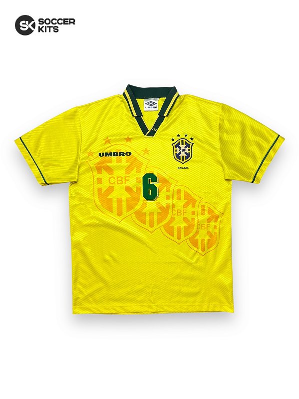 Camisa Brasil 1996/97 Home - Roberto Carlos