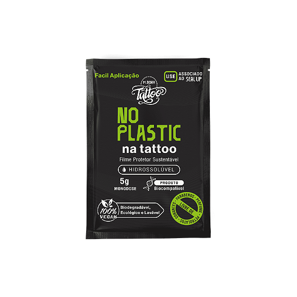 Filme Protetor No Plastic na Tattoo Sachê Monodose 05g- Mboah