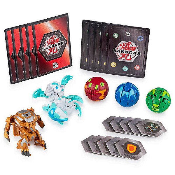 Bakugan Battle Planet: Battle Pack - Aurelus Lupitheon e Haos Vicerox (5 Esferas) | Spin Master