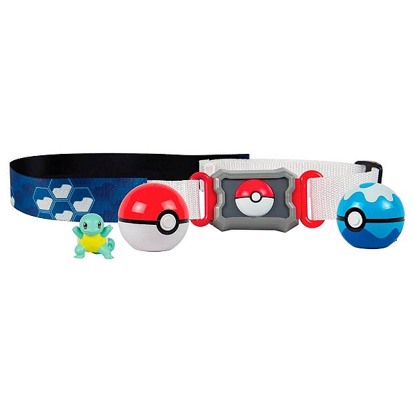 Cinto Pokémon Clip N Carry Belt com Squirtle e 2 Poké Bolas | TOMY