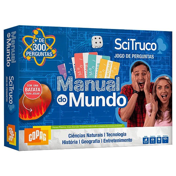 Jogo de Perguntas e Respostas SciTruco - Manual do Mundo