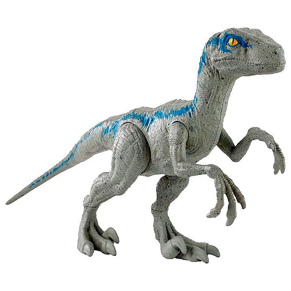 Boneco Jurassic World Dino Escape - Velociraptor Blue | Mattel