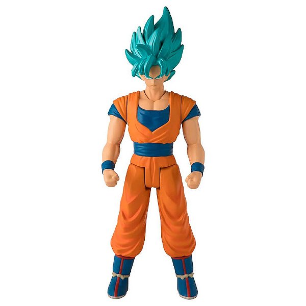 Goku Super Sayajin Blue Deus Azul Dragon Ball Blocos Boneco