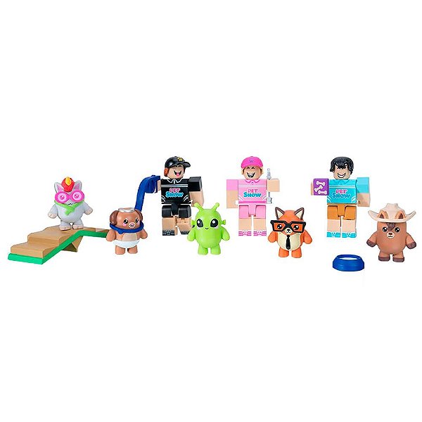 Brinquedo Roblox 5 Personagens e Acessórios