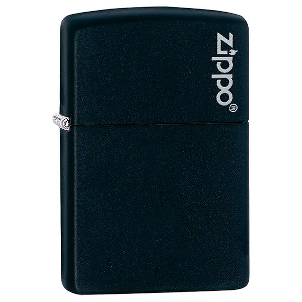 Isqueiro Zippo 218ZL Classic Logo Preto Fosco