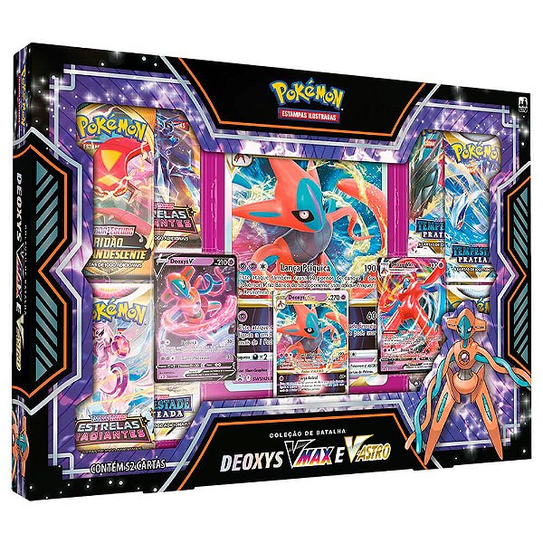 Pokémon TCG: Box Coleção de Batalha - Deoxys VMAX e V-ASTRO