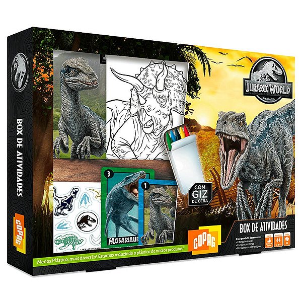 Box de Atividades - Jurassic World | COPAG