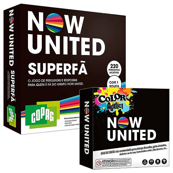 Jogos de Mesa Now United Superfã + Color Addict | COPAG