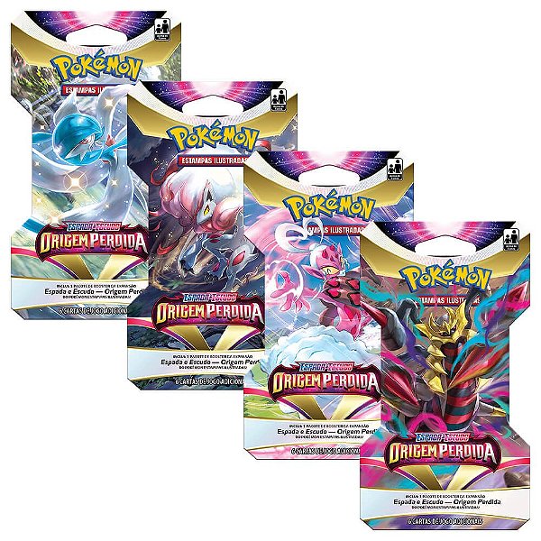 Pokémon TCG: SWSH11 Origem Perdida 2 Quad Pack - Weavile e