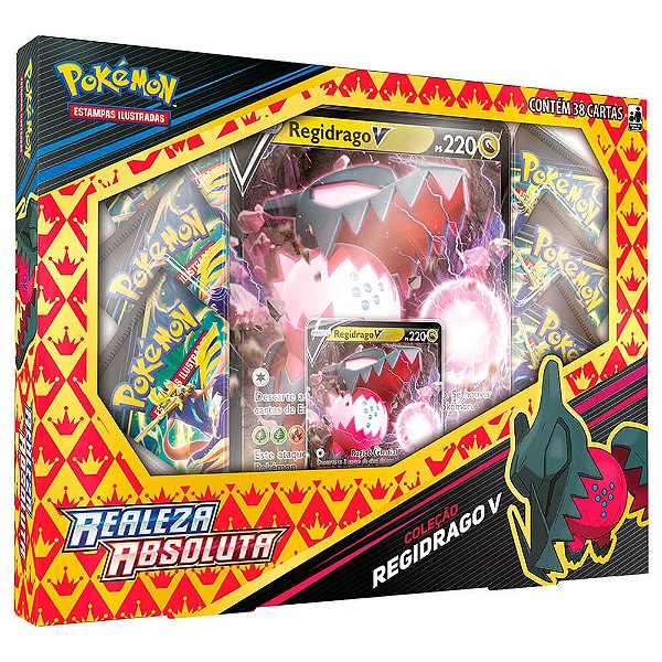 Pokémon TCG: Box Realeza Absoluta Regidrago V