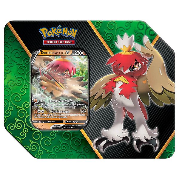 Pokémon TCG: Lata Poderes Divergentes - Decidueye de Hisui V - Bazaar Geek