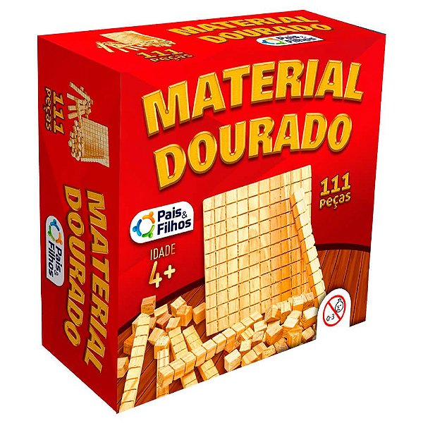 Material Dourado 111 Peças | Pais e Filhos