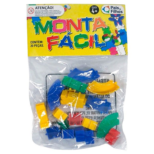 Blocos de Montar Jogo 1000 Peças Monte Fácil Brinquedo Educativos