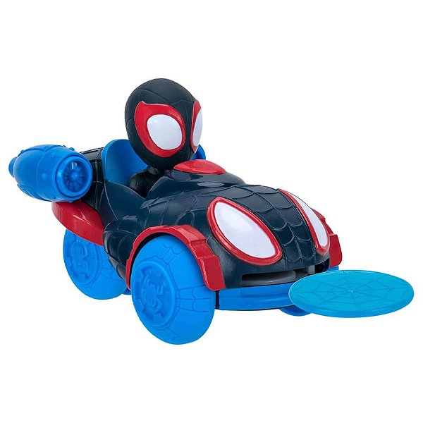 Carrinho Spidey e Seus Amigos Espetaculares Disc Dashers: Miles Morales Homem-Aranha | Jazwares